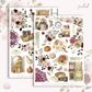 Quiet corners of Fall  - FOILED Journaling Sticker Kit