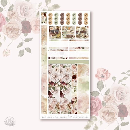 Quiet corners of Fall  - Hobo weeks kit