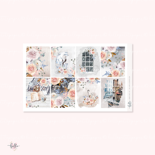 Printable stickers - Rainy days sticker kit