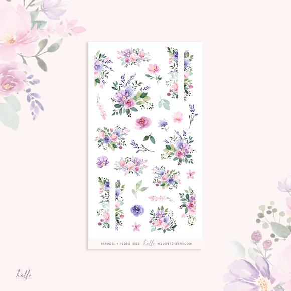 Book Lover - Large Floral Deco Stickers – Hello Petite Paper