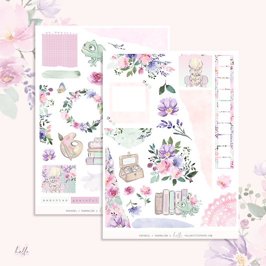 Rapunzel - Journaling Sticker Kit