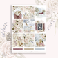 Rosy Winter - vertical planner sticker kit (4 sheets or a la carte)