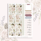 Rosy Winter - vertical planner sticker kit (4 sheets or a la carte)