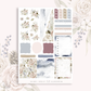 Rosy Winter - vertical planner sticker kit (4 sheets or a la carte)