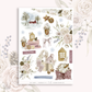 Rosy Winter  - Journaling Sticker Kit
