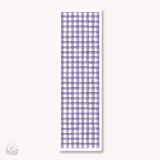 Sidebar strips (gingham dark purple)