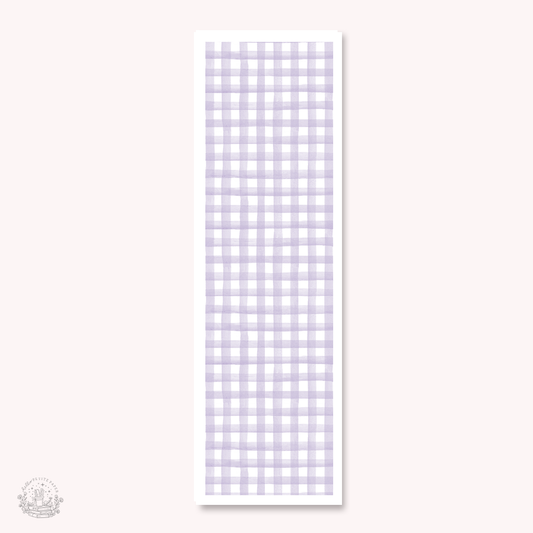 Sidebar strips (gingham light purple)