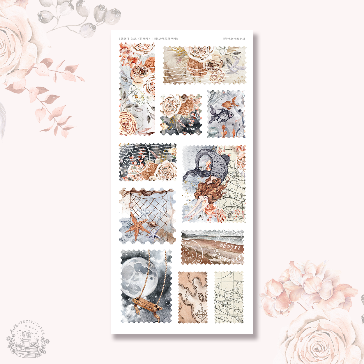 Siren's Call - Deco stickers (choose from 10 designs)