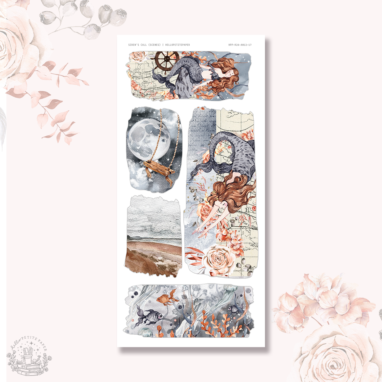 Siren's Call - Deco stickers (choose from 10 designs)