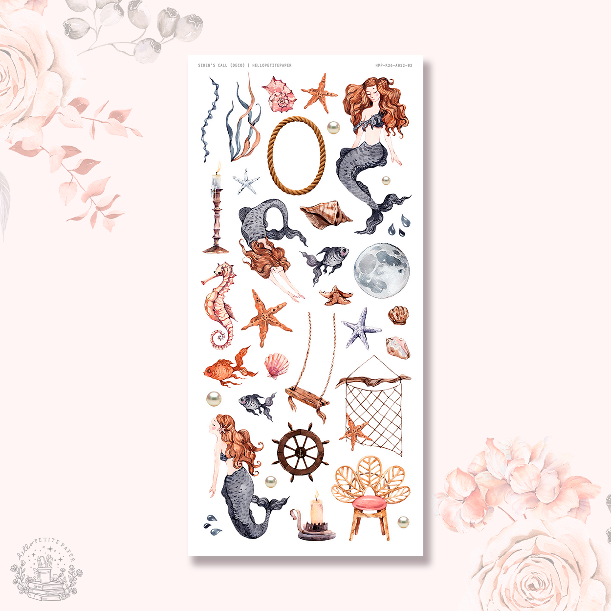 Siren's Call - Deco stickers (choose from 10 designs)