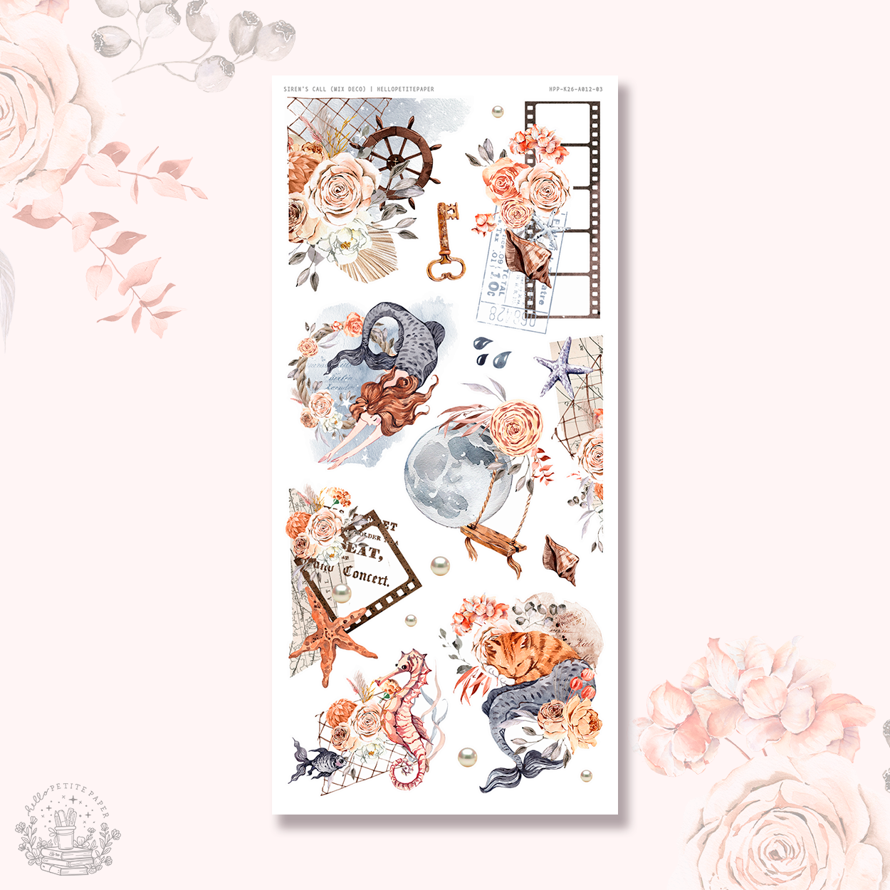 Siren's Call - Deco stickers (choose from 10 designs)
