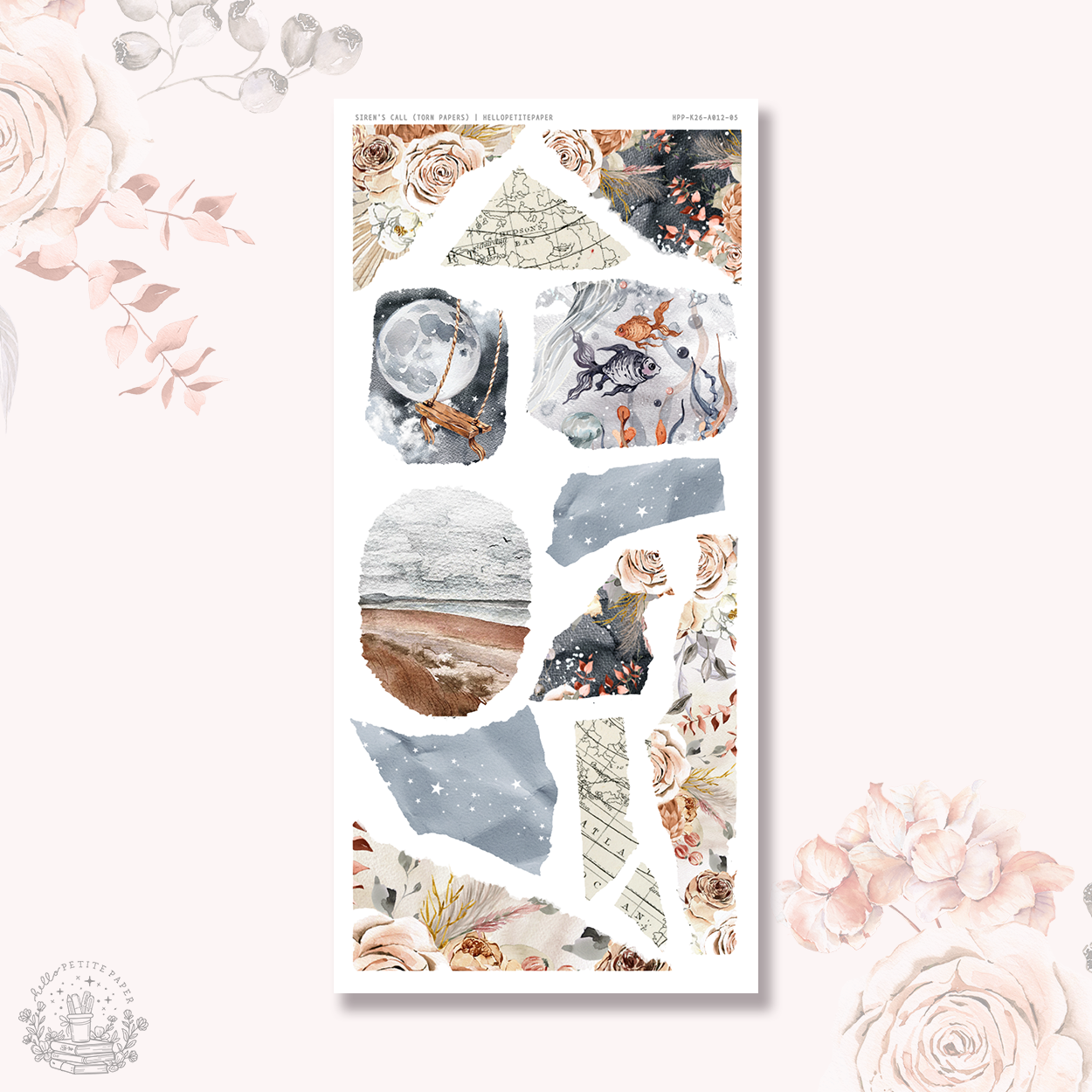 Siren's Call - Deco stickers (choose from 10 designs)