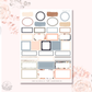 Siren's Call - silver FOILED KIT - premium matte paper sticker kit