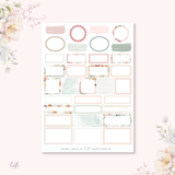 Slow Down -  planner sticker kit