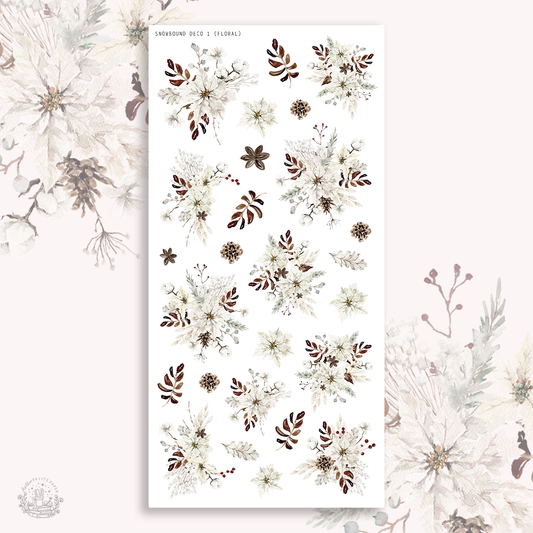 Snowbound stories  - Deco stickers 1 (florals)