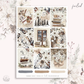 Snowbound stories  - FOILED sticker kit