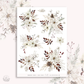 Snowbound stories - Large Floral Deco Stickers