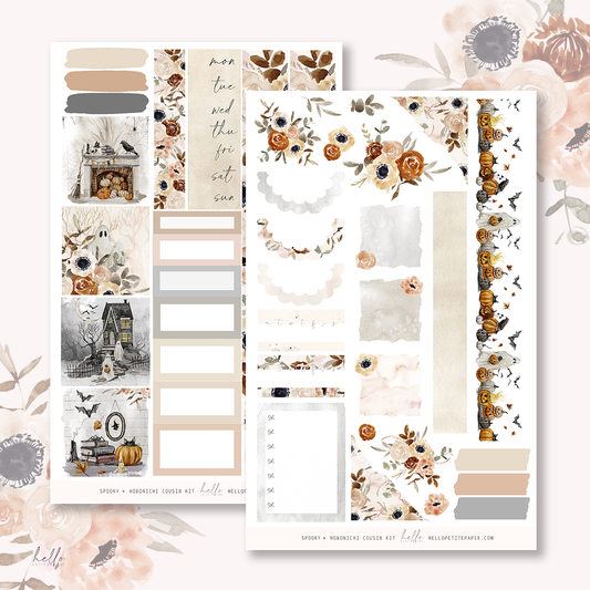 Spooky  -  Hobonichi Cousin Sticker Kit
