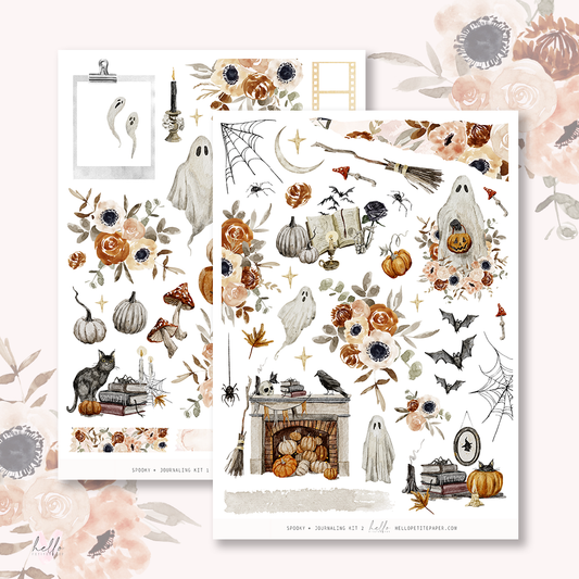 Spooky - Journaling Sticker Kit