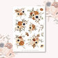 Spooky - Large Floral Deco Stickers