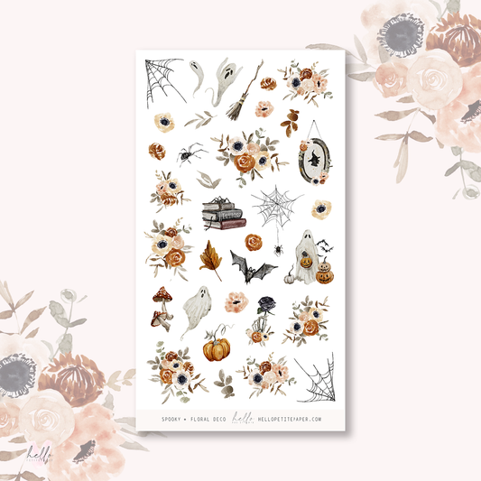 Spooky  - MIX deco, planner stickers