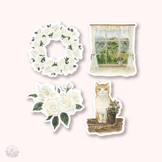 Morning Meadow sticker die-cuts (4)
