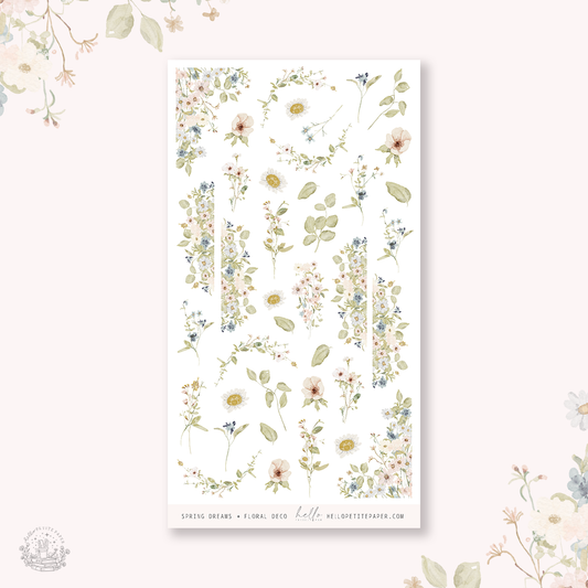 Spring Dreams  - deco planner stickers