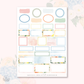Squeeze the day - gold FOILED KIT - premium matte paper sticker kit