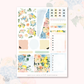 Squeeze the day - gold FOILED KIT - premium matte paper sticker kit