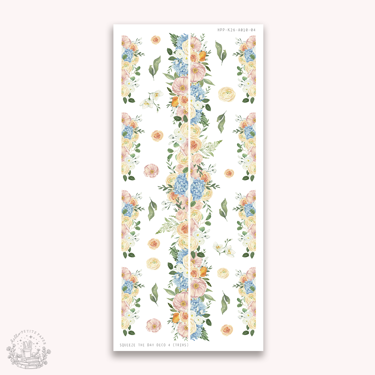 Squeeze the day - Deco stickers 4 (floral trims)