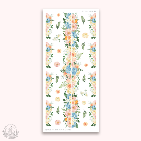 Squeeze the day - Deco stickers 4 (floral trims)