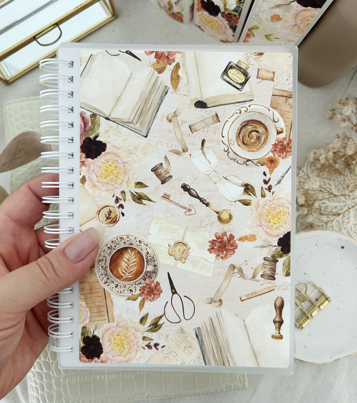 Sticker Book |  One more Chapter (pattern) - reusable sticker storage