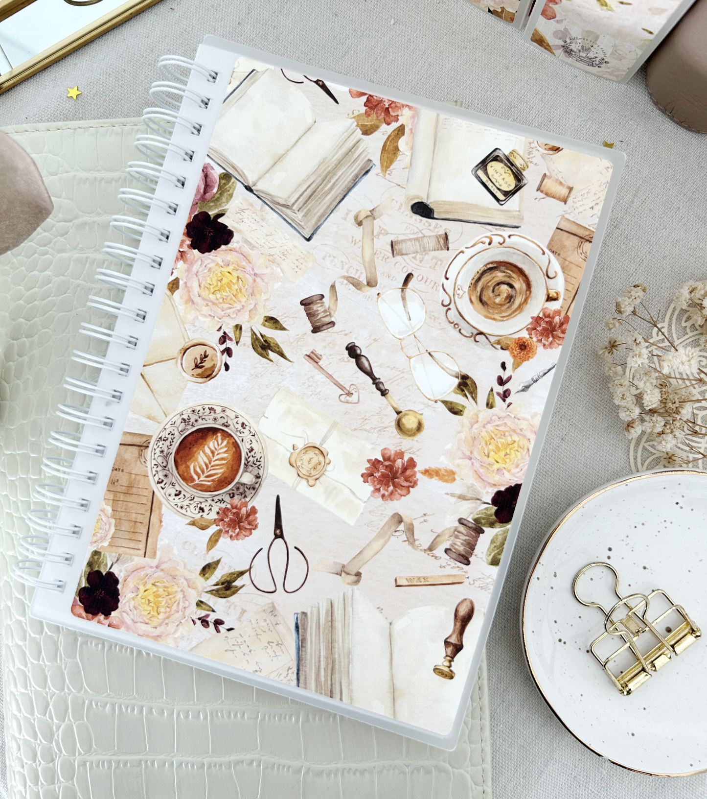 Sticker Book |  One more Chapter (pattern) - reusable sticker storage