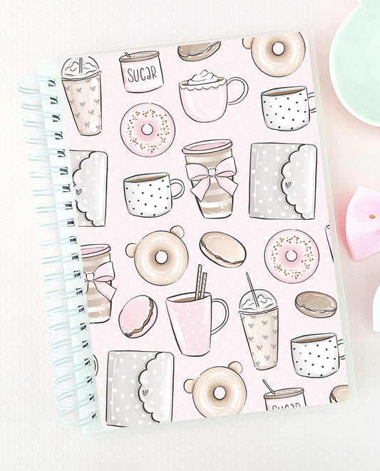 Sticker Book (Coffee Date) - reusable sticker storage