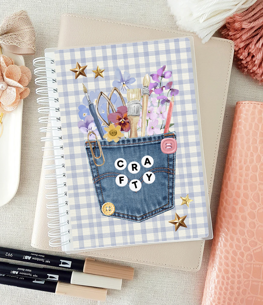 Sticker book ( Crafty) - reusable sticker storage