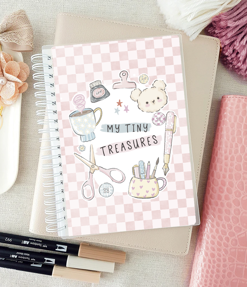Sticker book ( My tiny treasures) - reusable sticker storage