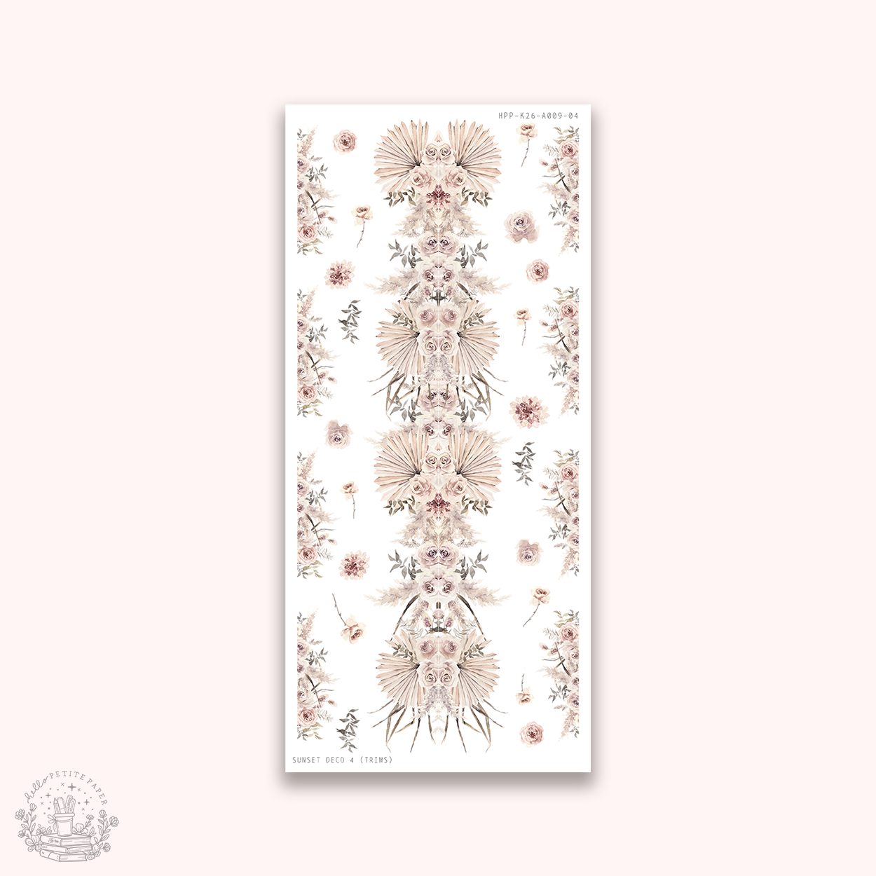 Sunset - Deco stickers 4 (floral trims)