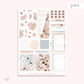 Sunset  - ROSE GOLD FOILED KIT - premium matte paper sticker kit