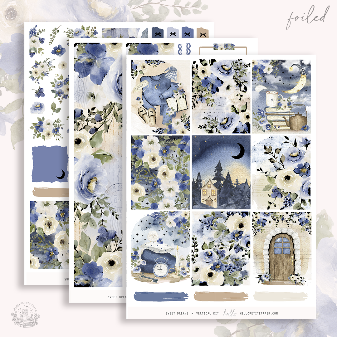 Sweet Dreams  - FOILED sticker kit