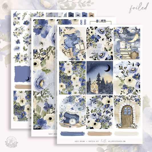 Sweet Dreams  - FOILED sticker kit