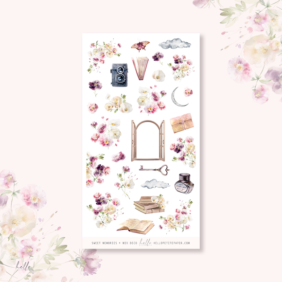 Sweet Memories - MIX deco, planner stickers