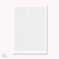 Washi paper - Light  Grey Gingham | tearable washi sheet