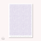 Washi paper - Light Puprple  Gingham | tearable washi sheet