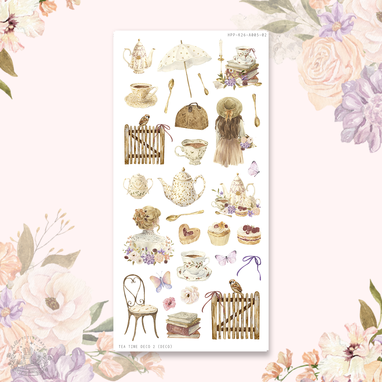 Tea time   - Deco stickers 2 (deco)