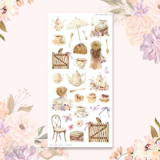 Tea time   - Deco stickers 2 (deco)