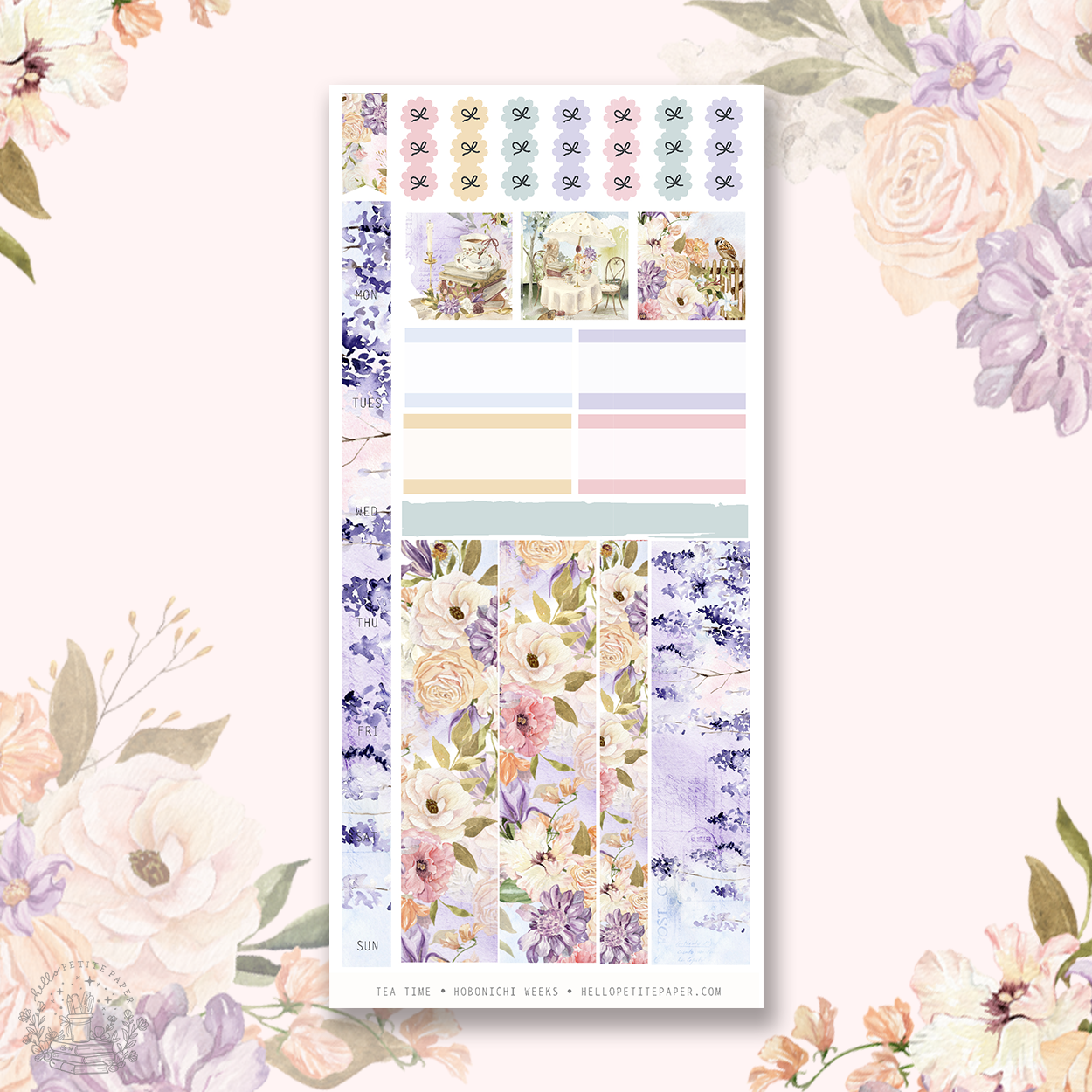 Tea time  - Hobo weeks sticker kit