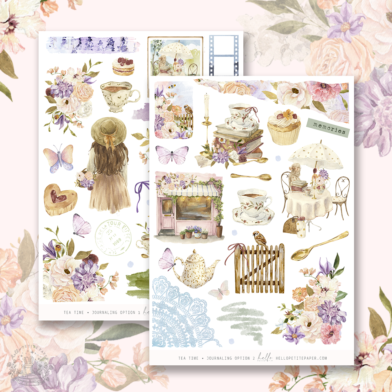 Tea Time  - Journaling Stickers