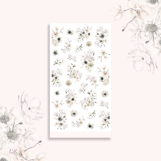 Underwater - floral deco, planner stickers