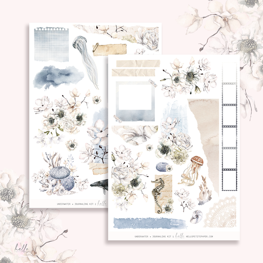 Underwater - Journaling Sticker Kit