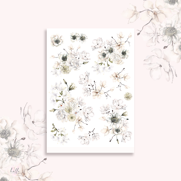 Underwater  - Large Floral Deco Stickers